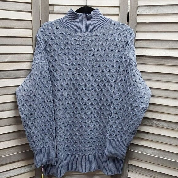 Women's Mock Turtleneck Sweater | Knox Rose | Large - Picture 1 of 11